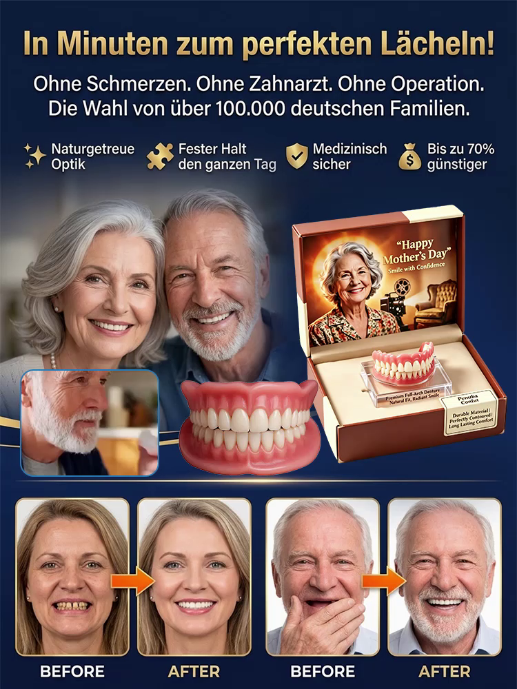 【🌷Muttertags-Special-50%-Rabatt🌷】Schenke-Mama-ein-Lächeln: Bio-Silikon-Prothese! ✨