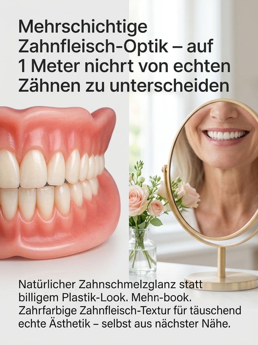 【🦷 Smart-Prothese 🦷】Perfekter Zahnersatz: In 3 Min. angepasst – ohne Zahnarzt! ✨