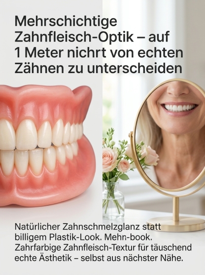 【🦷 Smart-Prothese 🦷】Perfekter Zahnersatz: In 3 Min. angepasst – ohne Zahnarzt! ✨