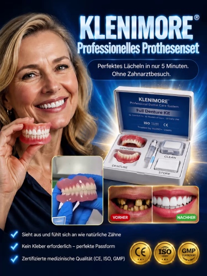 【✨ Flexi-Prothese ✨】Perfekter Halt in 3 Schritten: Absolut unsichtbar! 😁