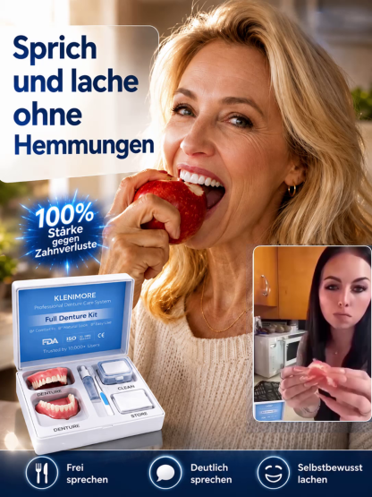 【✨ Flexi-Prothese ✨】Perfekter Halt in 3 Schritten: Absolut unsichtbar! 😁