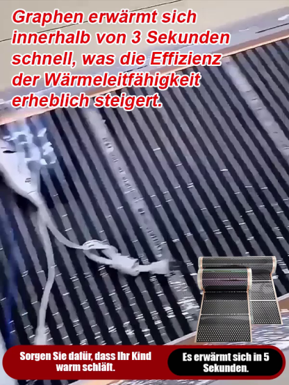 ✨ Graphen-Heizungsmatte | 99,8% Energieeffizienz • 80% Stromsparend • 30 Tage Testen