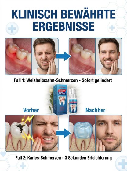【💯 Zahnschmerzen stoppen in 3 Sek.! 💯】LMU-Notfallspray 🦷 10-fache Geld-zurück-Garantie! 💸 Sofortige Hilfe bei akuter Pulpitis.