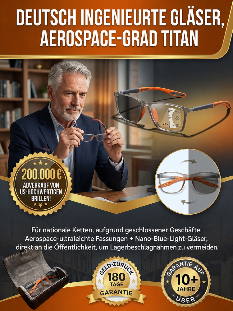 【🚀 Jena-Optik Smart-Fokus 🚀】Intelligente Brille: Autofokus in 0,1 Sekunde! ✨