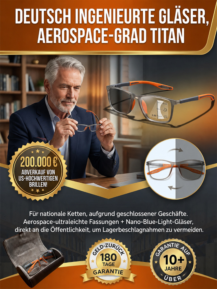 【🚀 Jena-Optik Smart-Fokus 🚀】Intelligente Brille: Autofokus in 0,1 Sekunde! ✨