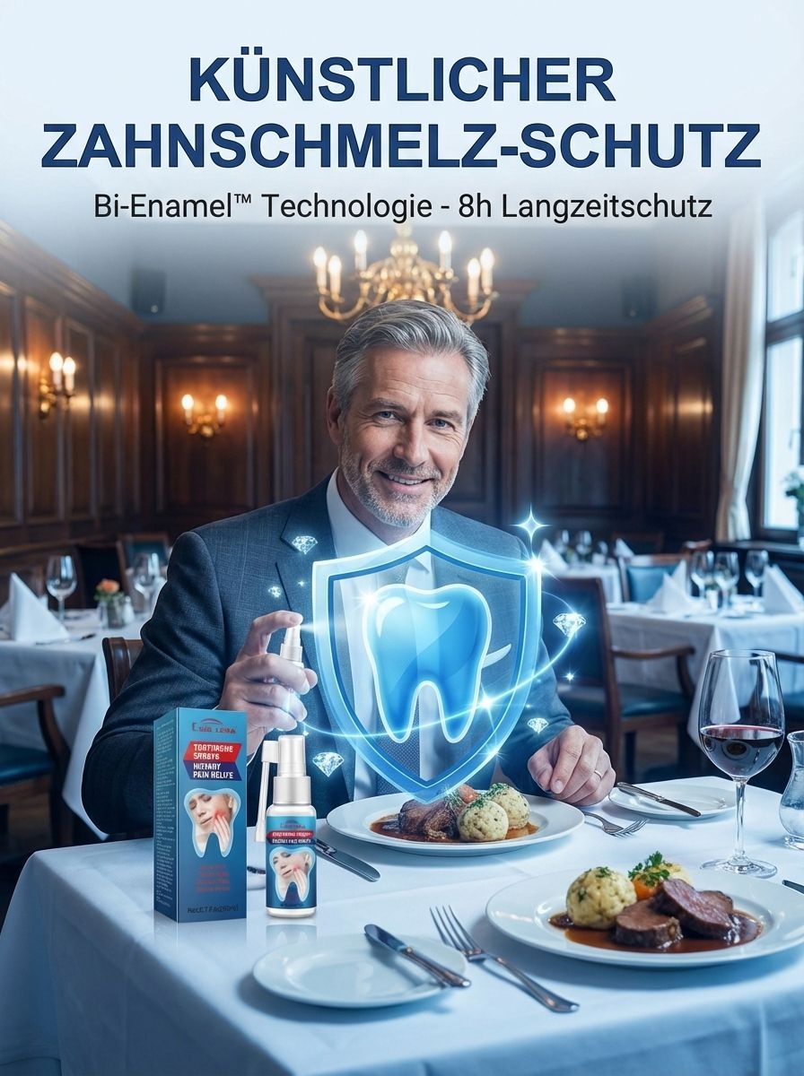 【💯 Zahnschmerzen stoppen in 3 Sek.! 💯】LMU-Notfallspray 🦷 10-fache Geld-zurück-Garantie! 💸 Sofortige Hilfe bei akuter Pulpitis.