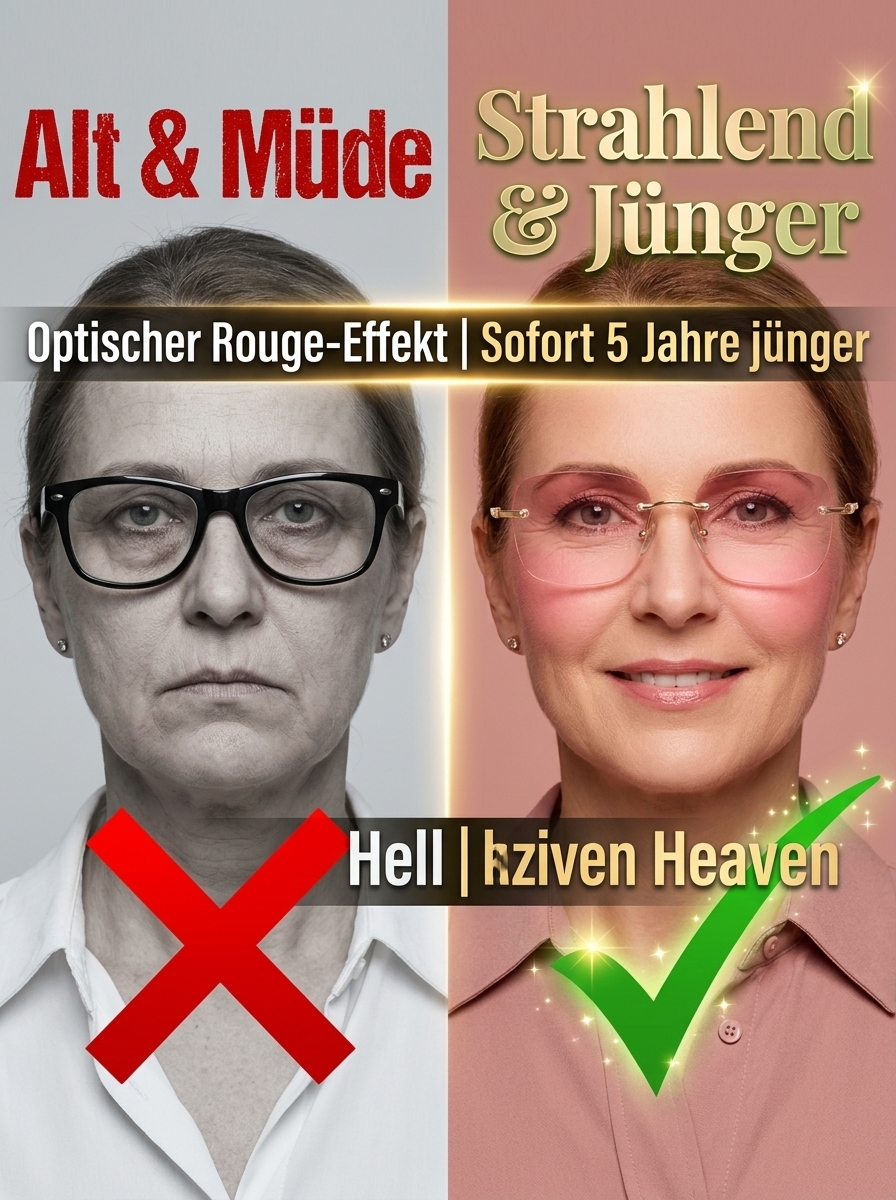 Diamantschliff Luxus-Lesebrille (Rahmenlos) – Elegante Sicht ohne Oma-Look