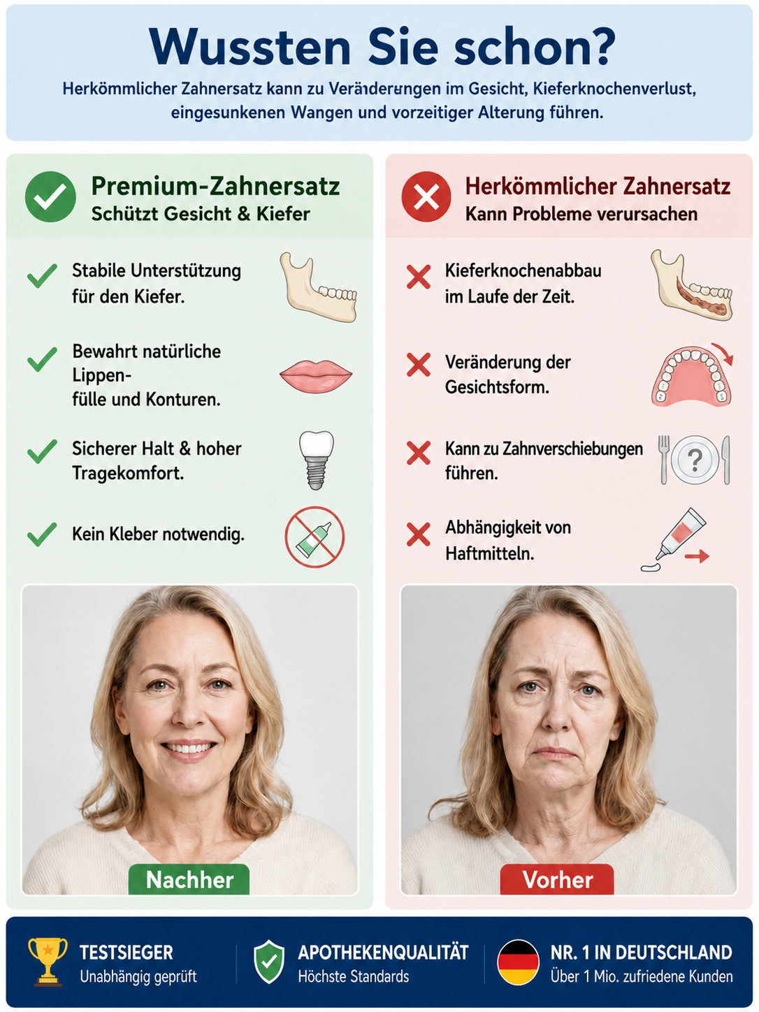 【✨ Flexi-Prothese ✨】Neues Lächeln in nur 3 Minuten: Absolut unsichtbar! 😁