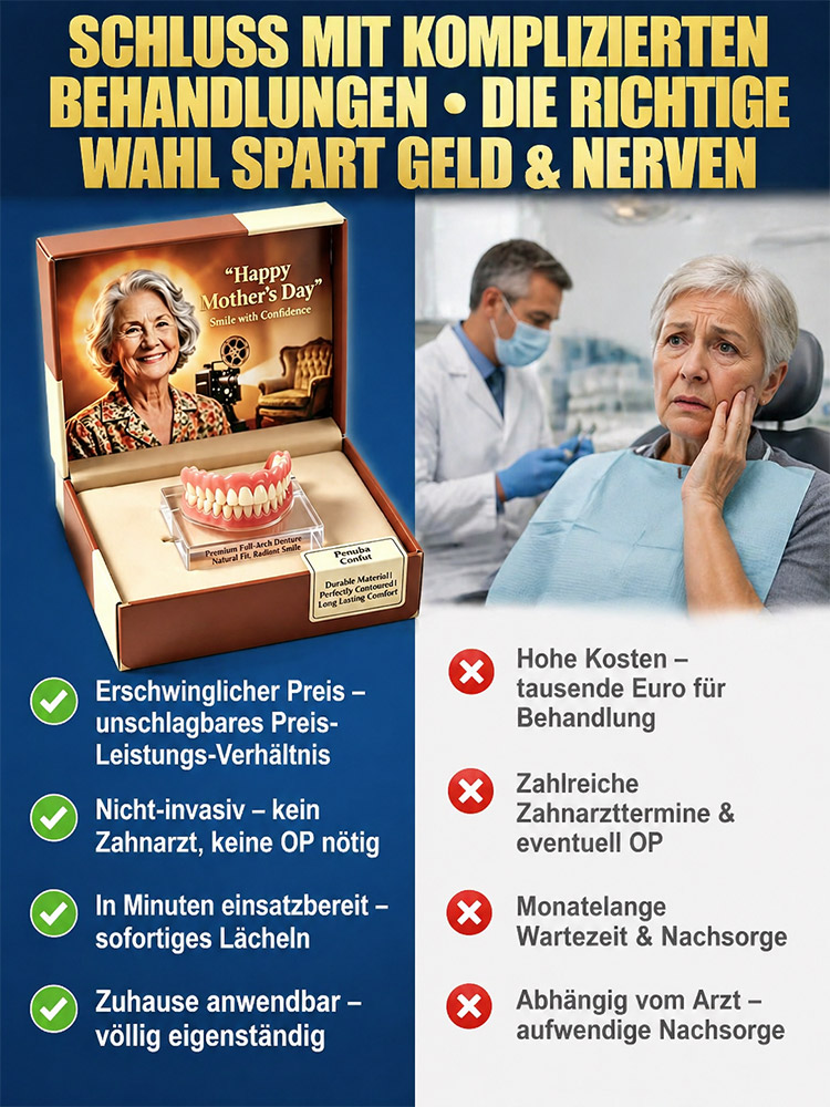 【🌷Muttertags-Special-50%-Rabatt🌷】Schenke-Mama-ein-Lächeln: Bio-Silikon-Prothese! ✨
