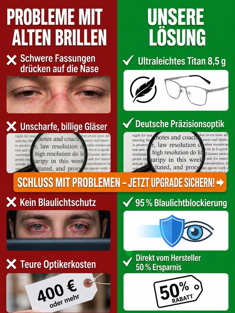 【🚀 Jena-Optik Smart-Fokus 🚀】Intelligente Brille: Autofokus in 0,1 Sekunde! ✨