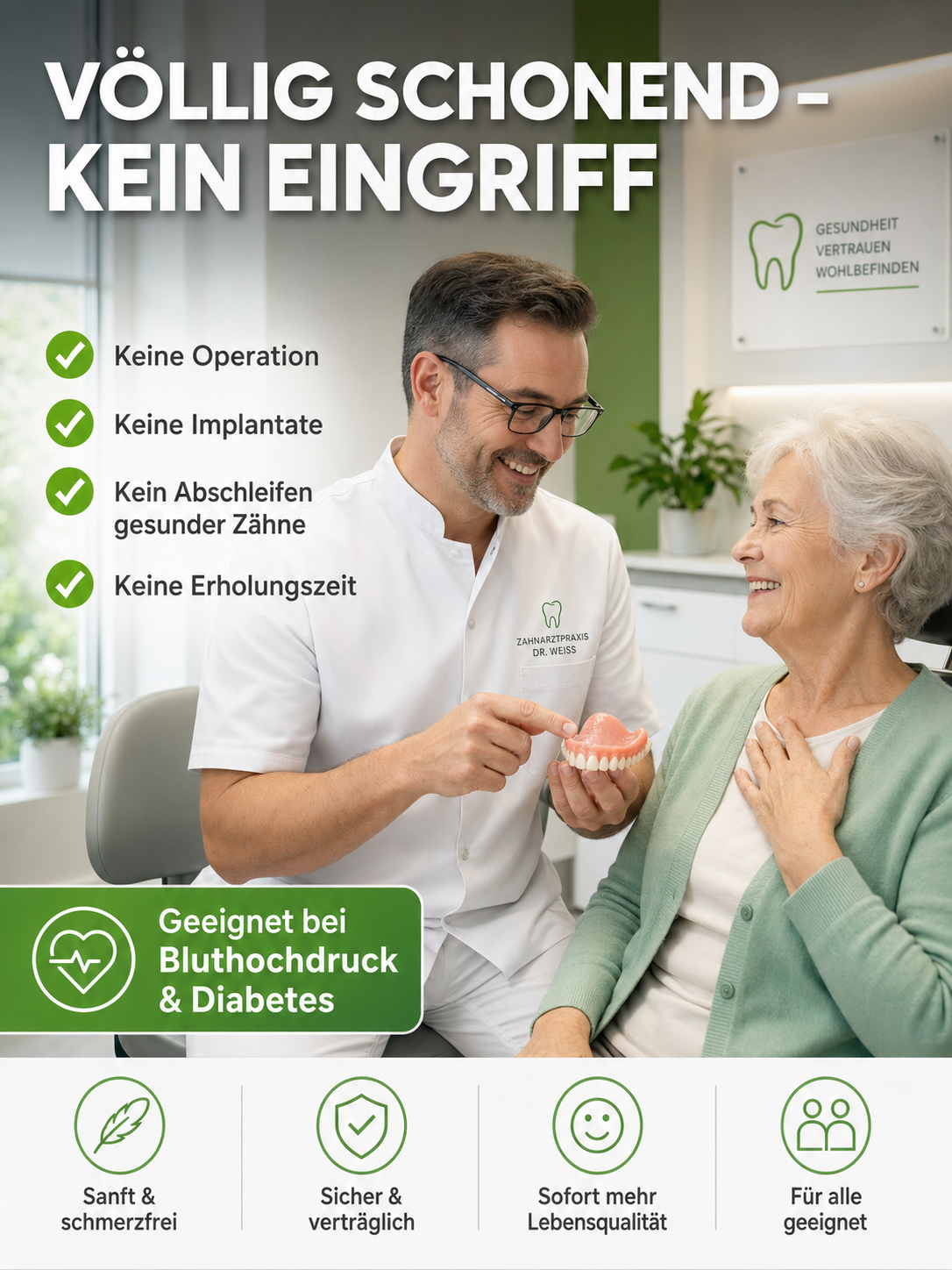 【🚀Zahnarzt-Standard🚀】Unsichtbare-Veneers: Perfektes-Lächeln-in-1s! 🦷