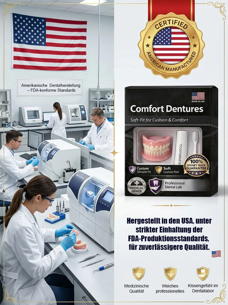 【🚀Schweizer-Technik-Sale🚀】Smart-Flex-Gebiss: Perfekter-Sitz-in-3-Min! 🦷