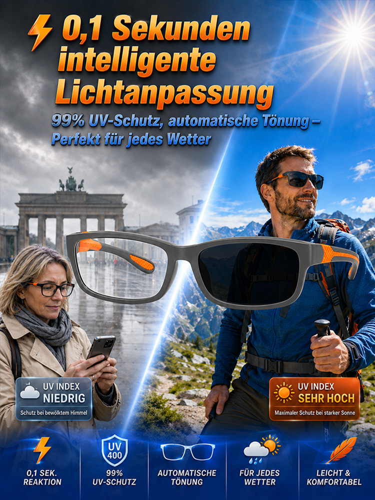【✨ Smart-Brille ✨】Autofokus-Tech: Fern & Nah in einer Brille! 🚀