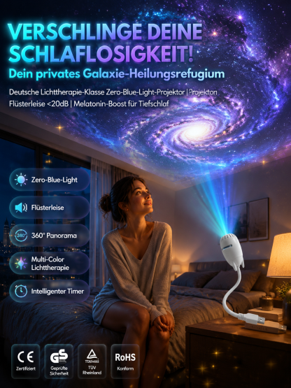 🌌 Immersiver 360°-Projektor: Hol dir das Universum ins Zimmer! 🌊