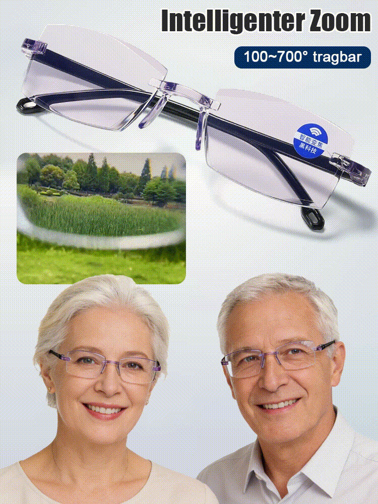 【Sehkraft zurück auf 20 Jahre】Intelligente Fokusveränderung Komfortable Lesebrille