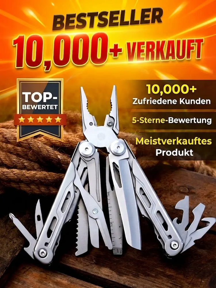 【🛡️Red-Dot-&iF-Award🛡️】19-in-1-Multi-Tool: Profi-Hafen-Sale! 🛠️