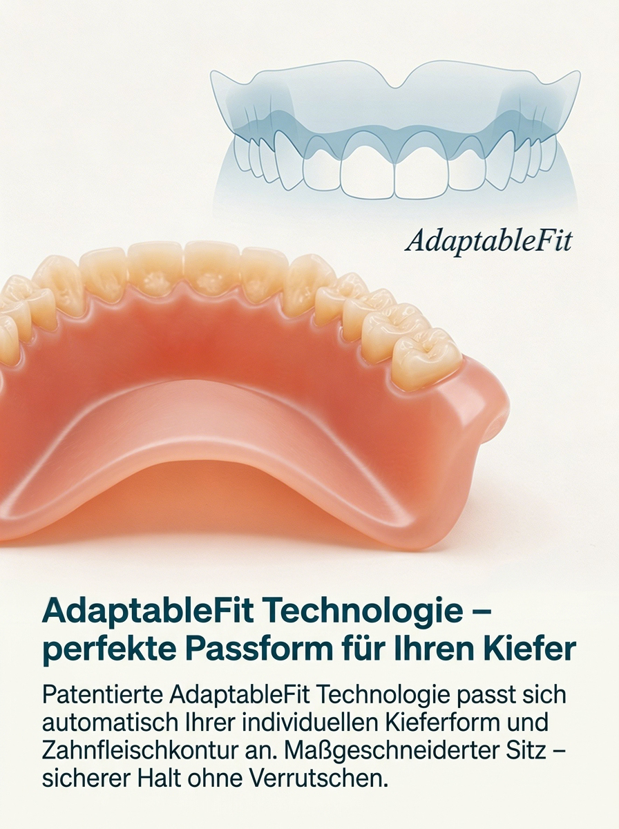 【🦷 Smart-Prothese 🦷】Perfekter Zahnersatz: In 3 Min. angepasst – ohne Zahnarzt! ✨
