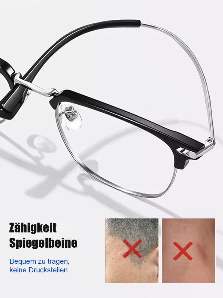 Automatisch fokussierende, blaulichtfilternde Lesebrille für Senioren