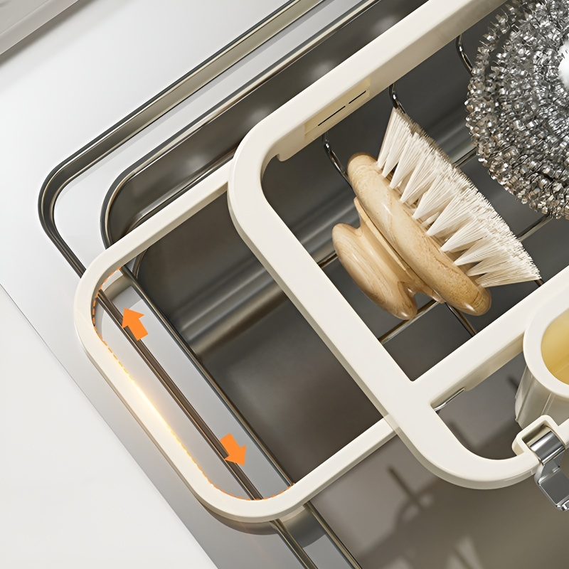 Estante de platos multifuncional de gran capacidad para cocina