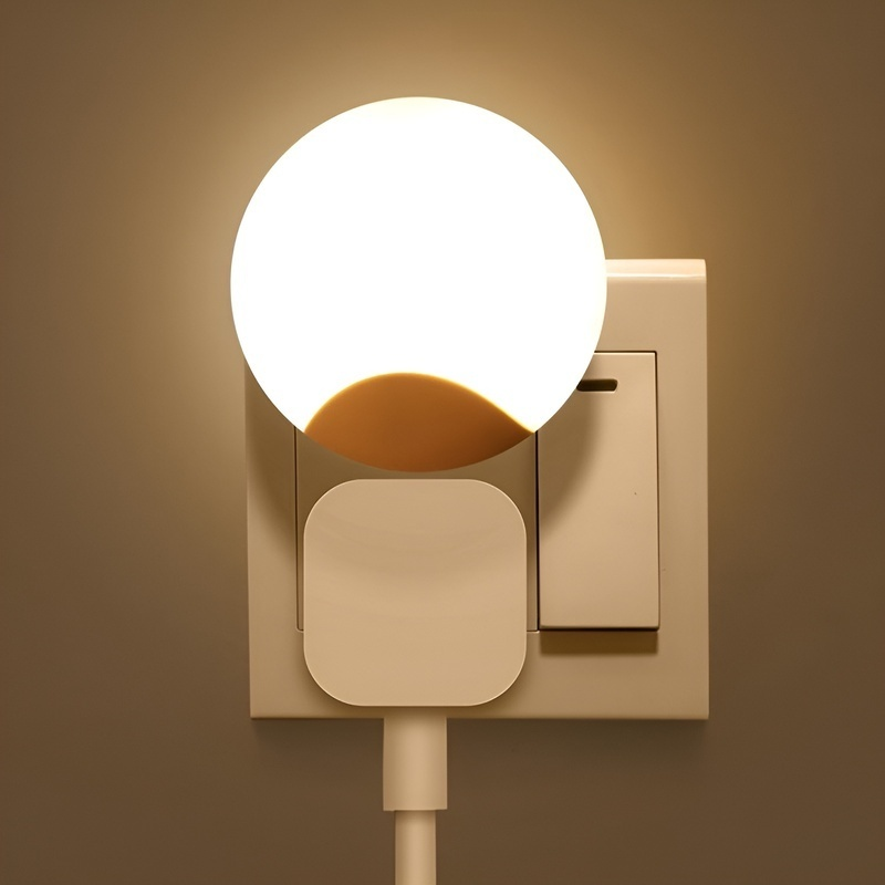 LED Nachtlicht mit Lichtsteuerung, energiesparend, für den Schlafbereich