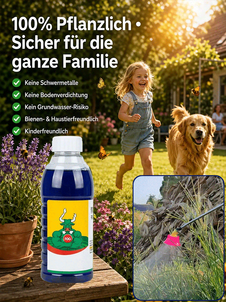 【Wurzelstarkes Herbizid】✨Das Unkraut war innerhalb eines Tages verschwunden✅Wiederanbau nach nur 3 Tagen möglich👍Unkraut jäten ist nicht das ganze Jahr über nötig