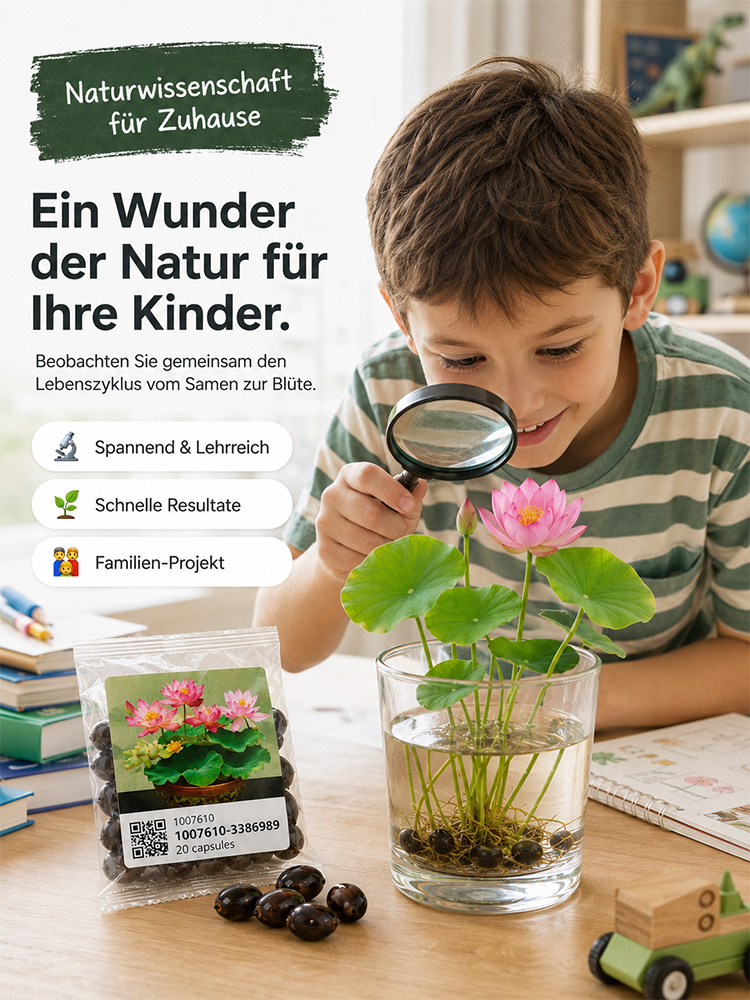 [Premium Bio-Zucht] Lebendiges Wasser-Ökosystem: Erde-frei, blühend in 30 Tagen!