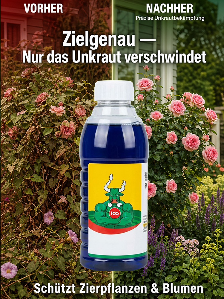 【Wurzelstarkes Herbizid】✨Das Unkraut war innerhalb eines Tages verschwunden✅Wiederanbau nach nur 3 Tagen möglich👍Unkraut jäten ist nicht das ganze Jahr über nötig