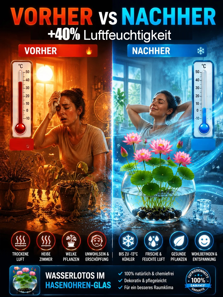 [Premium Bio-Zucht] Lebendiges Wasser-Ökosystem: Erde-frei, blühend in 30 Tagen!