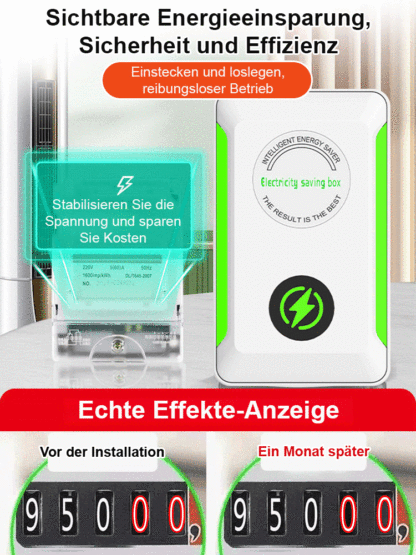 【30 Tage kostenlose Probe】Plug & Play, bis zu 86% Energieeinsparung – ein Gerät reicht für 50 m²