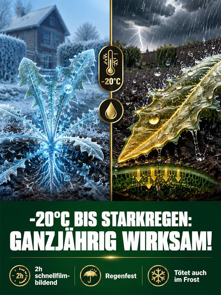 2-in-1 Premium Dünger & Unkrautvernichter 🧴