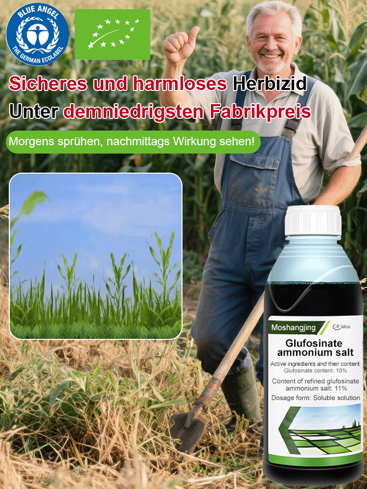 【B4-Bienenfreundlich】Entwickelt von der Uni Hohenheim✨100 Prozent Glyphosatfrei✨Das Unkraut war innerhalb eines Tages verschwunden✅Wiederanbau nach nur 3 Tagen möglich👍Unkraut jäten ist nicht das ganze Jahr über nötig