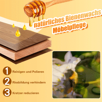 【Möbel-Bienenwachsspray】Wasserfest, staubdicht und schimmelresistent✅️Erneuert sich in 5 Sekunden, hält bis zu einem Jahr