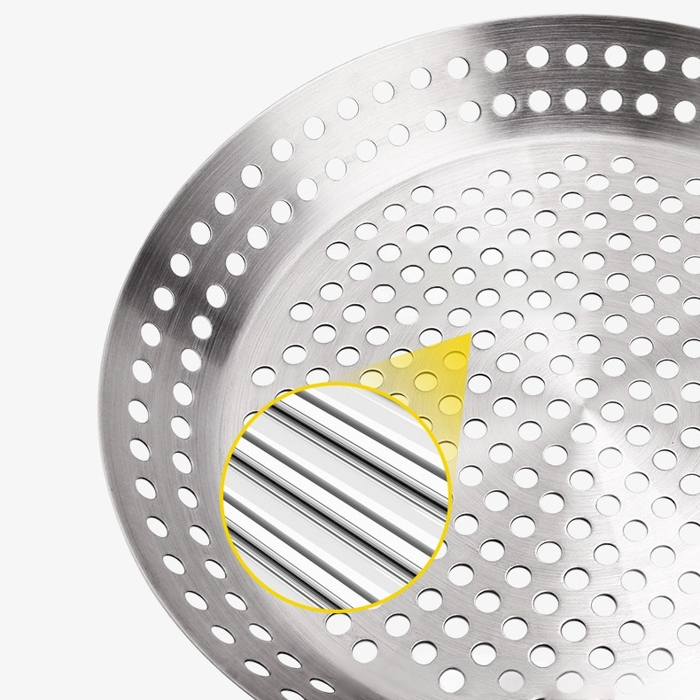 Klappbarer Griff mit hohler Grillplatte