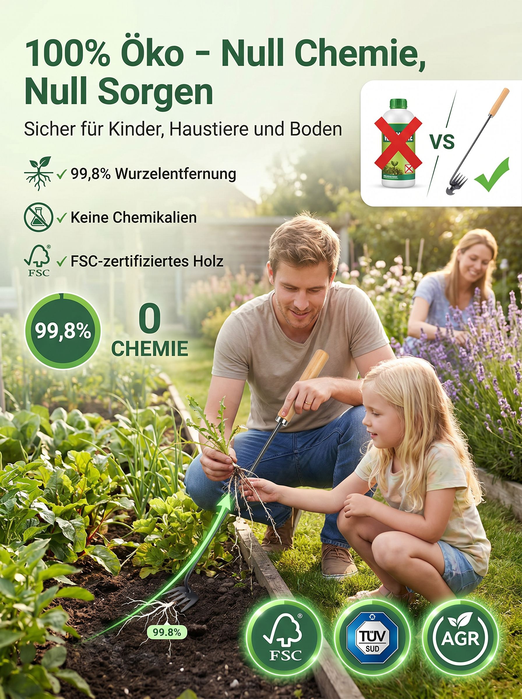 【Wurzel-Unkrautstecher PRO】In 3 Sekunden wurzeltief unkrautfrei – ohne Bücken, ohne Chemie!🚨 Exklusives Angebot für die aktuelle Gartensaison: Für die ersten 50 Kunden: 50% Rabatt & kostenloser Versand!