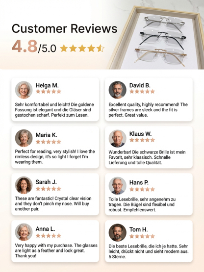 【Automatische Anpassung von 0° bis 700°】👓Egal ob kurz- oder weitsichtig: Eine Brille für alles, ohne Linsenwechsel✨Präzisions-HD-Gläser reduzieren die Augenbelastung