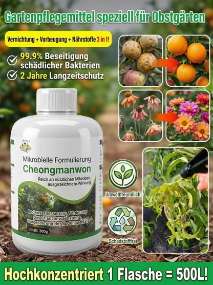 【Spezielles Mittel zur Reinigung von Obstbaumplantagen】✨Nur ein Tropfen genügt: Vollständige Vernichtung aller Schädlinge – mit einer Wirkung für ein ganzes Jahr!