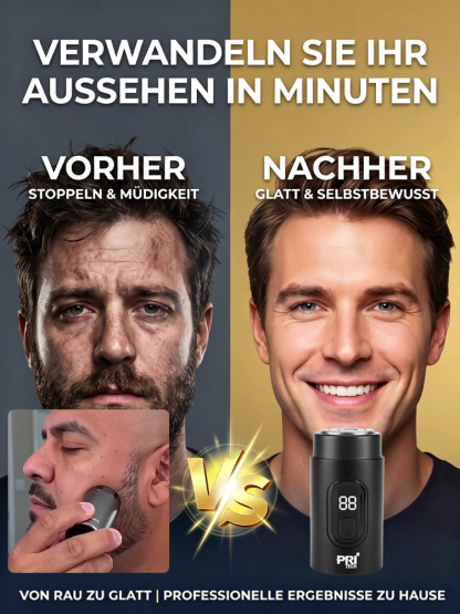 【leistungsstarker tragbarer Elektrorasierer】Sofortiges Rasieren, Haareschneiden und Haarentfernung in nur 1 Sekunde! Geeignet für die ganze Familie!