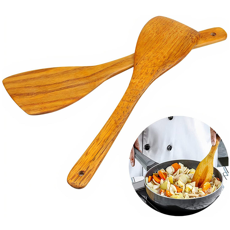 Holzlöffel und Kochgeschirr-Set