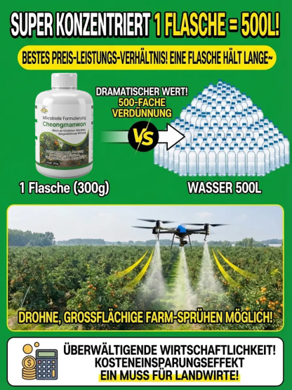【Spezielles Mittel zur Reinigung von Obstbaumplantagen】✨Nur ein Tropfen genügt: Vollständige Vernichtung aller Schädlinge – mit einer Wirkung für ein ganzes Jahr!