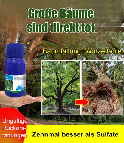 [Geld-zurück-Garantie] Profi-Wurzelvernichter Extra Stark | Entfernt Bäume, Bambus und Unkraut