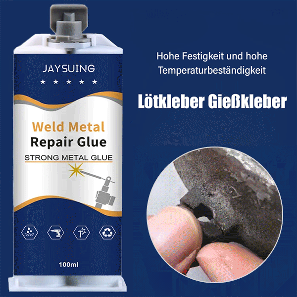 Stärker als Schweißen! Das Must-have für jede deutsche Werkstatt: Hitze- und korrosionsbeständig. 💪Nano-Infiltration lässt Risse buchstäblich zusammenwachsen. ✨In 24 Stunden felsenfest: Nach dem Aushärten bohrbar, schleifbar und überlackierbar. 💎