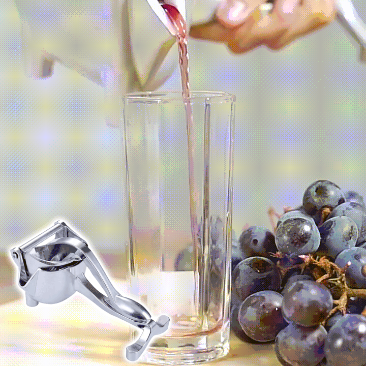 【Multifunktionale manuelle Saftmaschine】Schluss mit klobigen Stromfressern: Frischer, 100% reiner Saft in Sekunden – ohne Lärm, ohne klebriges Fruchtfleisch-Chaos und in 10 Sekunden sauber!