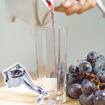 【Multifunktionale manuelle Saftmaschine】Schluss mit klobigen Stromfressern: Frischer, 100% reiner Saft in Sekunden – ohne Lärm, ohne klebriges Fruchtfleisch-Chaos und in 10 Sekunden sauber!