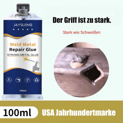 Stärker als Schweißen! Das Must-have für jede deutsche Werkstatt: Hitze- und korrosionsbeständig. 💪Nano-Infiltration lässt Risse buchstäblich zusammenwachsen. ✨In 24 Stunden felsenfest: Nach dem Aushärten bohrbar, schleifbar und überlackierbar. 💎