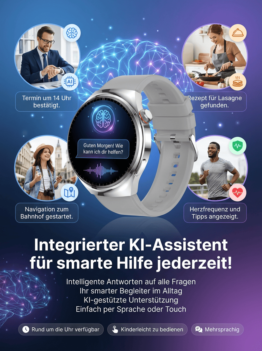 【Von Ärzten empfohlen👩‍⚕️】💉Nadelfreier, schmerzloser Blutzuckertest in nur 3 Sekunden🛡️Deutsche medizinische Zertifizierung✅ sicher für Eltern⌚️Mehrsprachiger Support