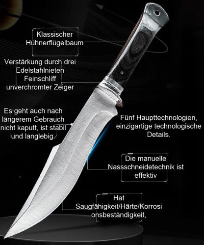 Tuttlinger 300 Jahre Outdoor-Messer | Kryogene Kälteschmiedung | 10 Jahre Gratis Schleifservice✨