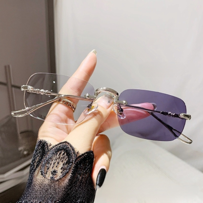 Selbsttönende HD Lesebrille | Rahmenlos & Ultraleicht | Intelligenter Autofokus & Blaulichtfilter【0,1 Sek. Autofokus – nah und fern immer scharf】