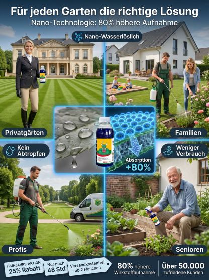 【Wurzelstarkes Herbizid】✨Das Unkraut war innerhalb eines Tages verschwunden✅Wiederanbau nach nur 3 Tagen möglich👍Unkraut jäten ist nicht das ganze Jahr über nötig
