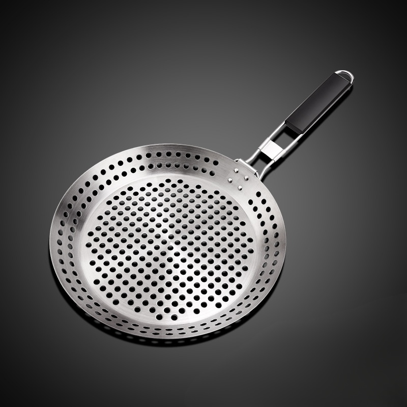 Klappbarer Griff mit hohler Grillplatte