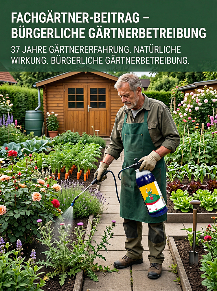 【Hochkonzentriertes Herbizid】❤️Einmal sprühen, sechs Monate unkrautfrei👍In 3–5 Tagen sichtbare Wirkung – restlos mit der Wurzel vernichtet⭐Eine Flasche für 3.000 Quadratmeter